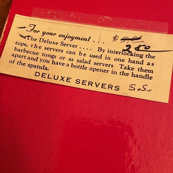 Vintage Deluxe Stainless/Wood Japan Server / BBQ Set - Picture 5 of 6